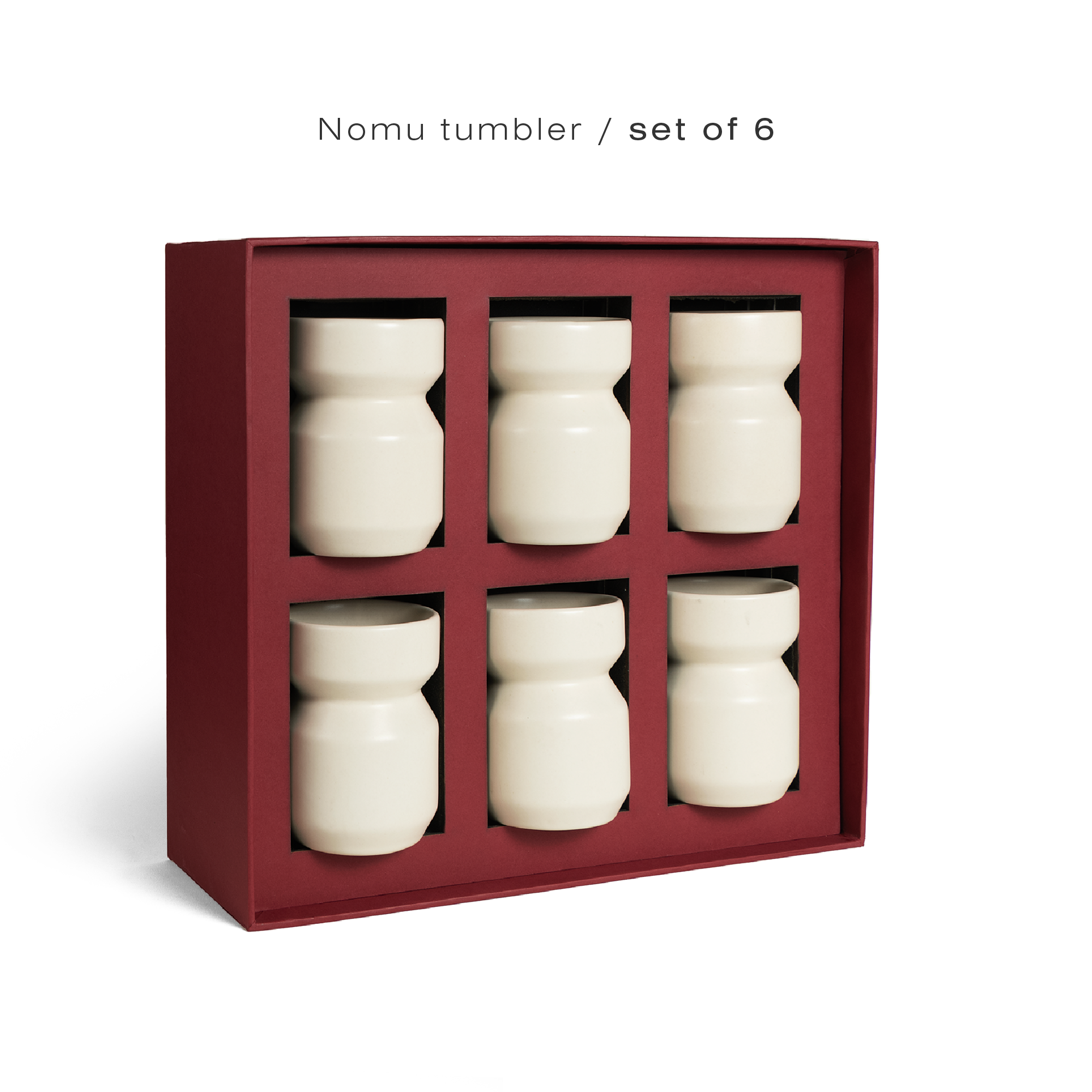 Nomu tumblers / Ivory