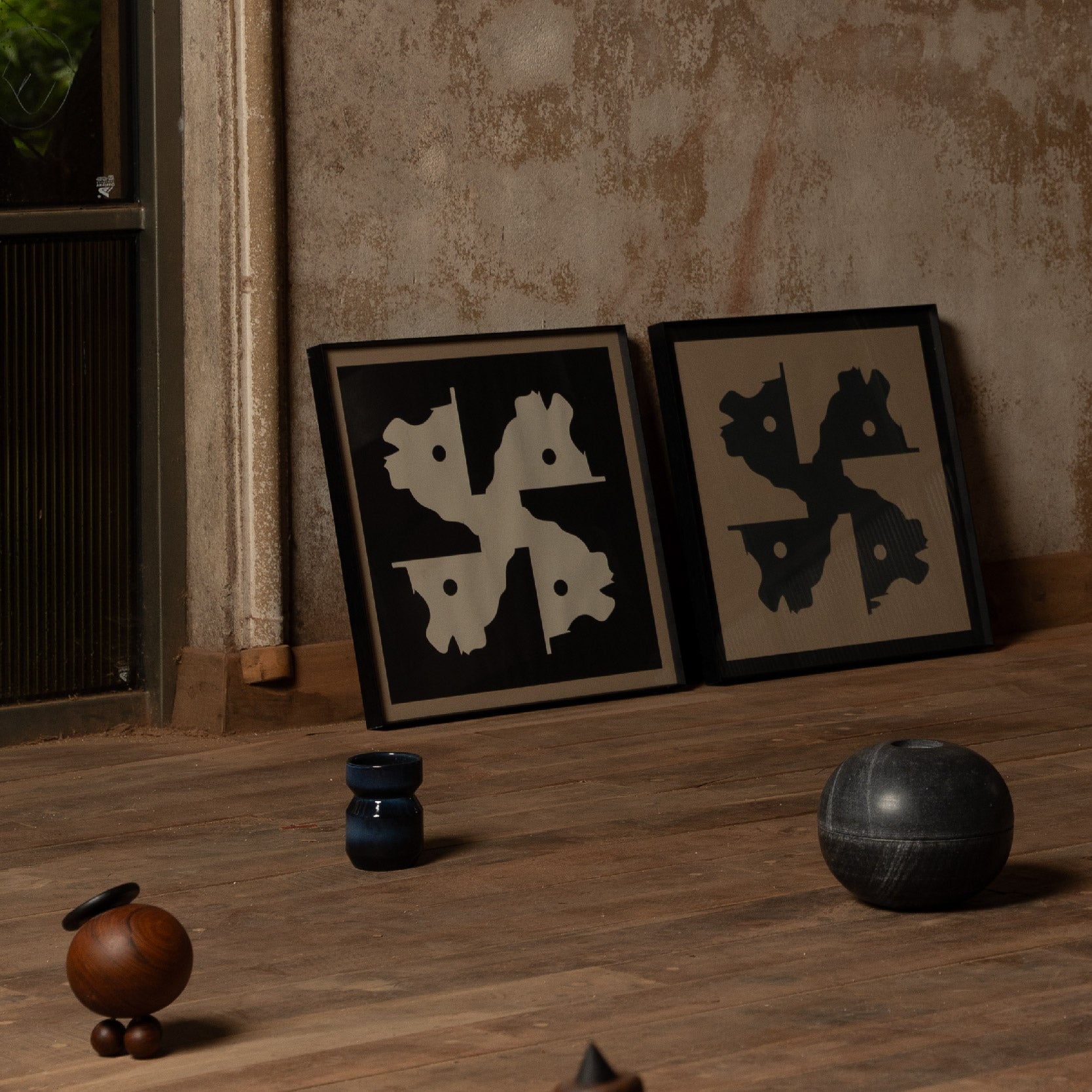 Vivid Spiral Artworks – Set Of 2