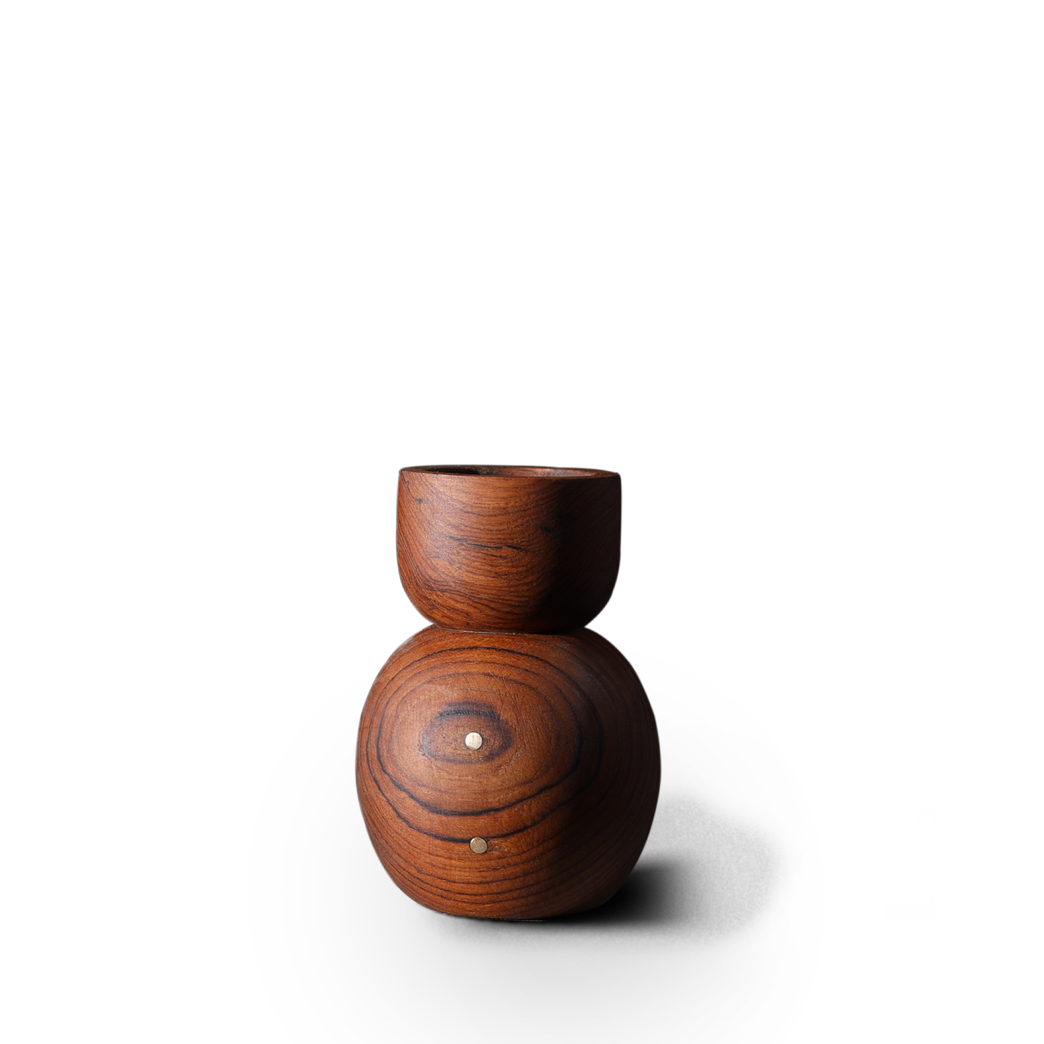 The Attakai tealight holders / set of 2 / mid tone