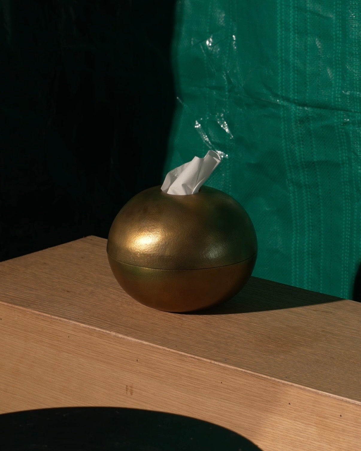 The Ovoid Keeper / brass textured