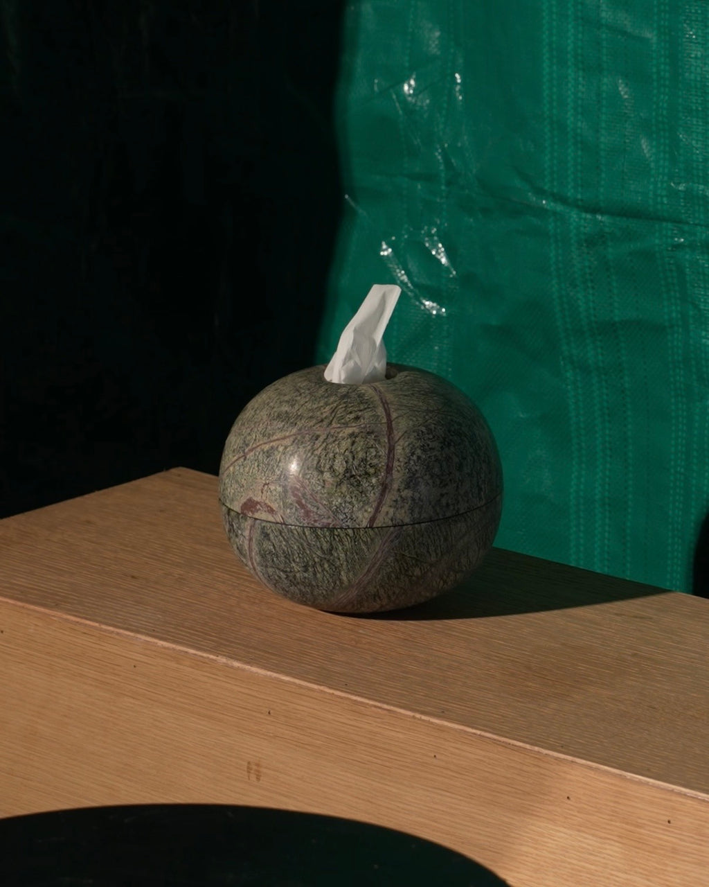 The Ovoid Keeper / green marble