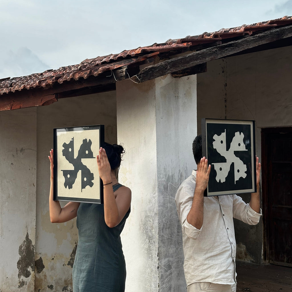 Vivid Spiral Artworks – Set Of 2