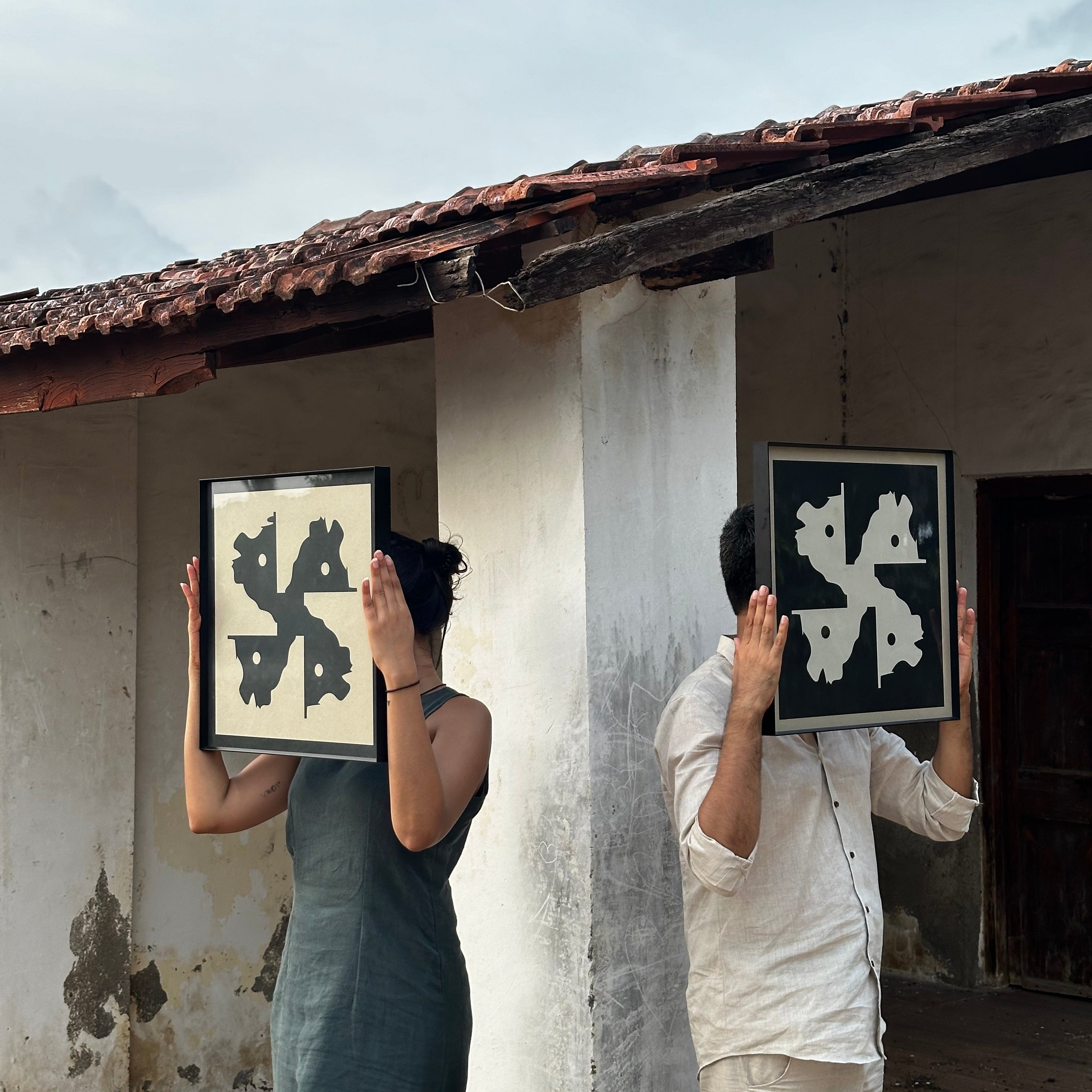 Vivid Spiral Artworks – Set Of 2