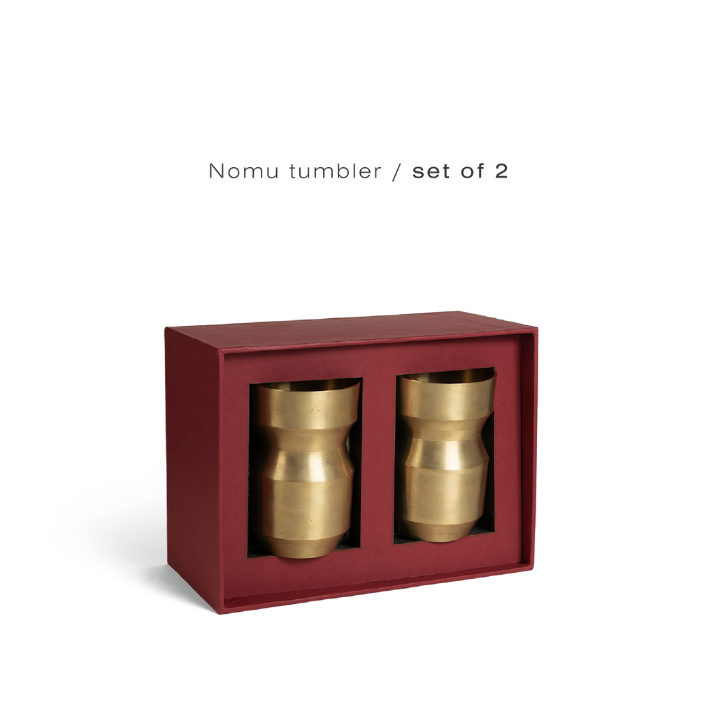 Nomu tumblers / brass