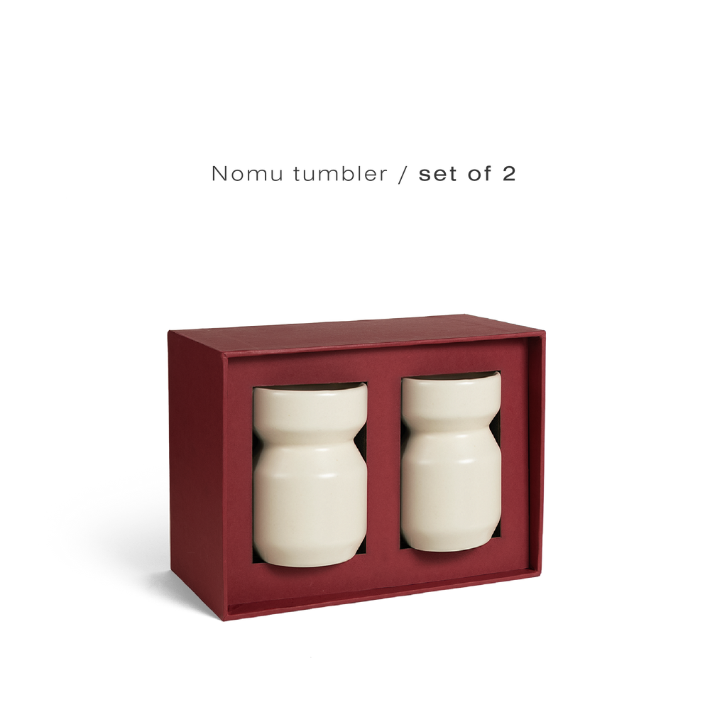Nomu tumblers / Ivory