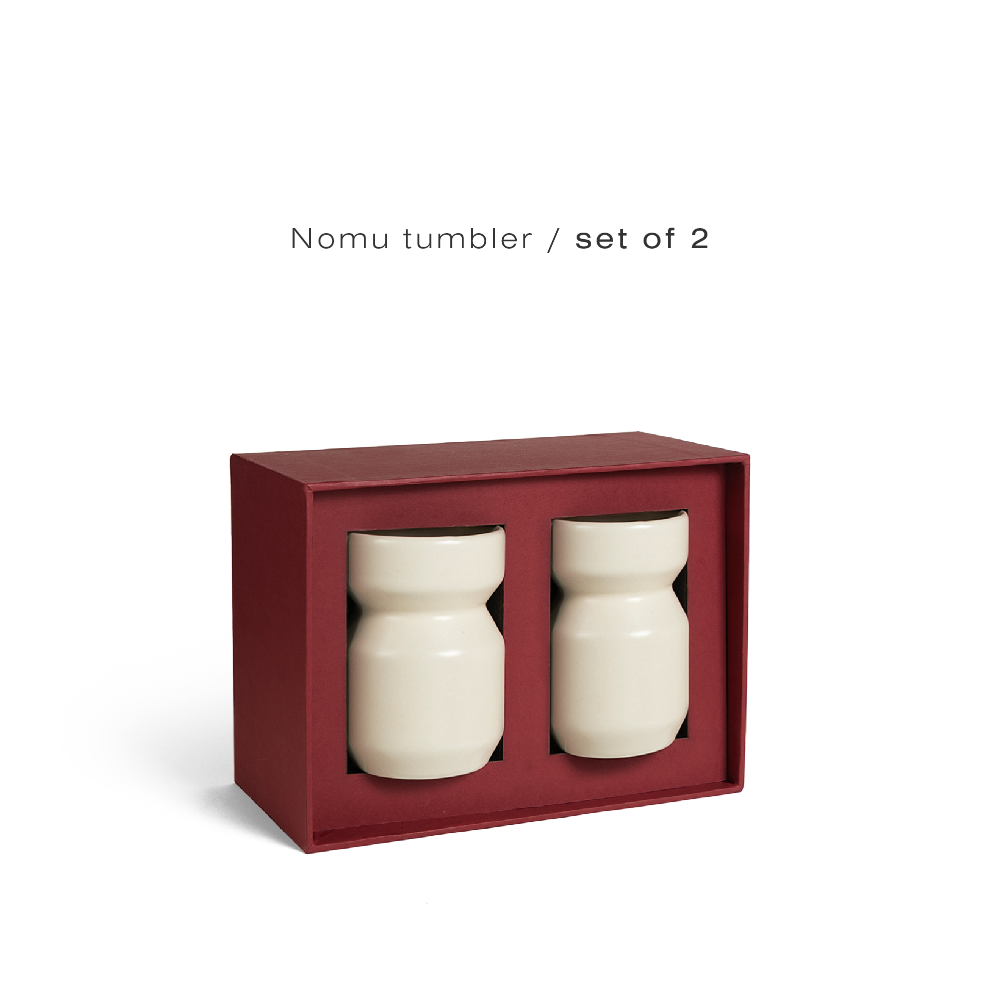 Nomu tumblers / Ivory