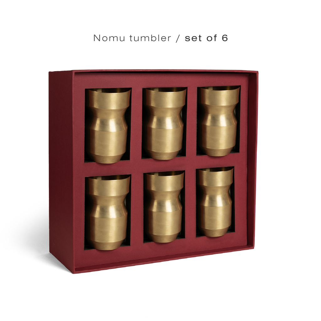 Nomu tumblers / brass