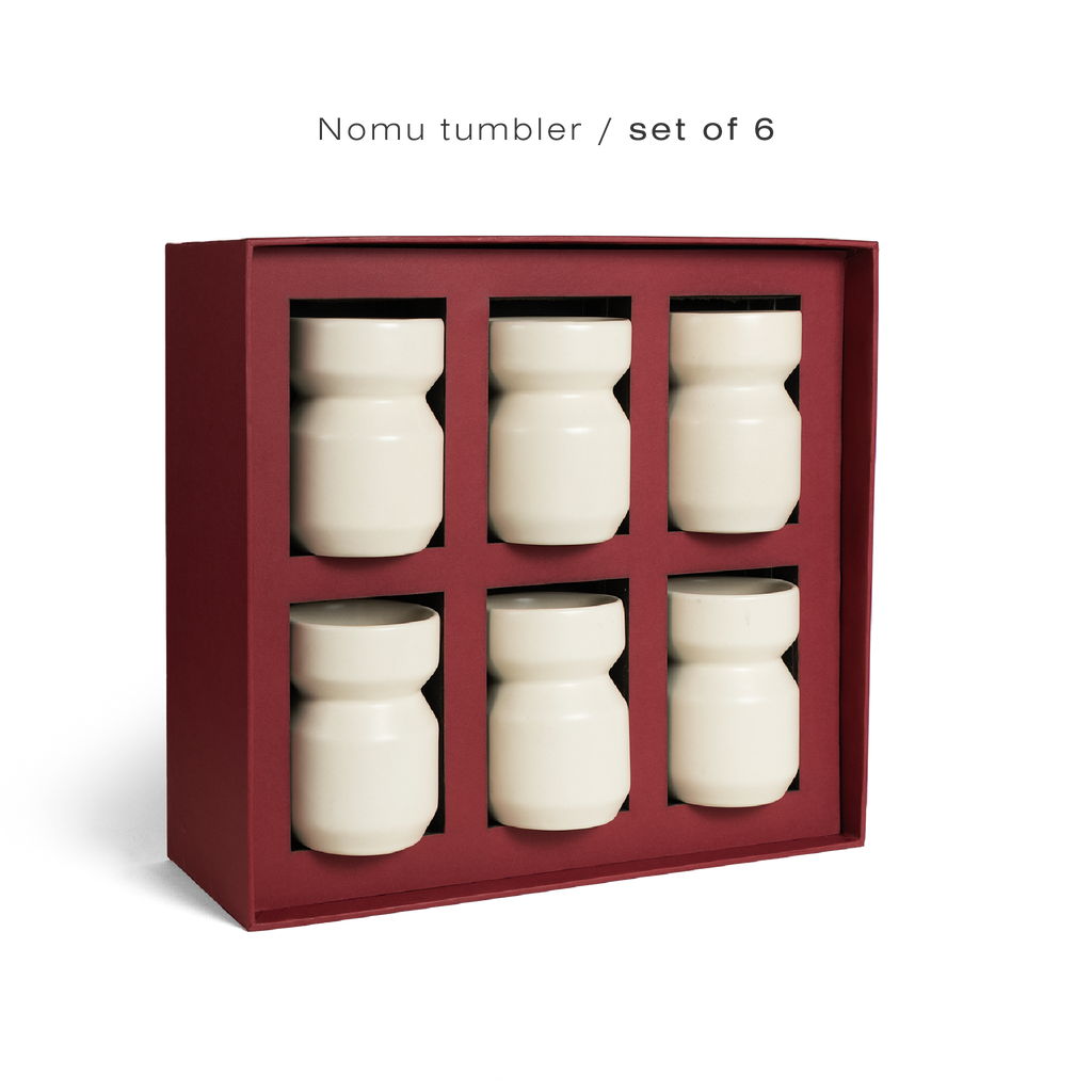 Nomu tumblers / Ivory