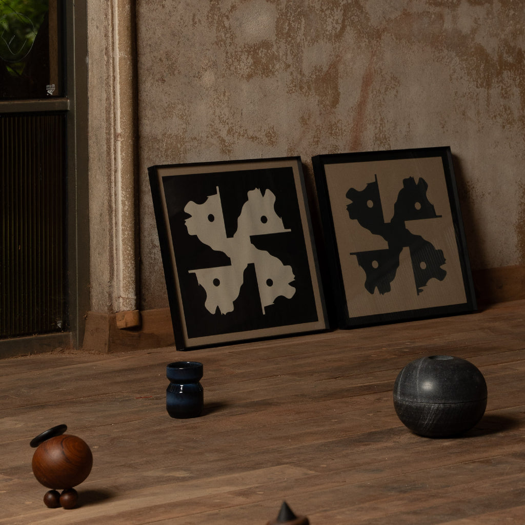 Vivid Spiral Artworks – Set Of 2