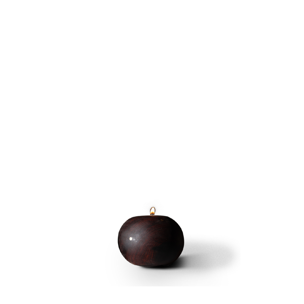 Attakai tealight holder / oblong / dark tone